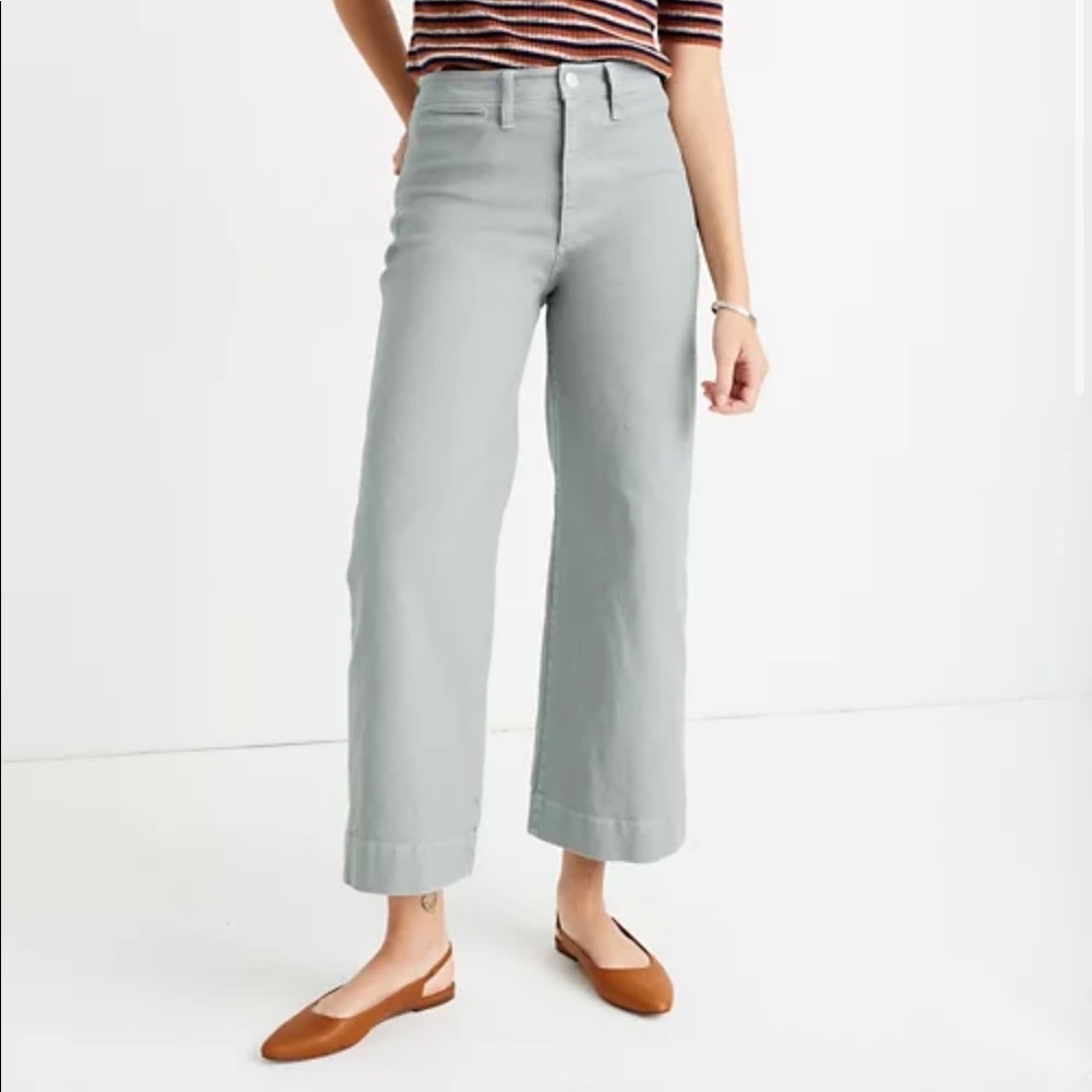 Madewell Slim Emmett Wide Leg Crop Size 29